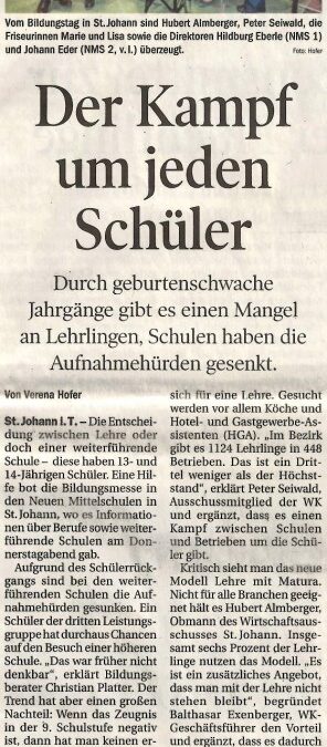 Der Kampf um jeden Schüler