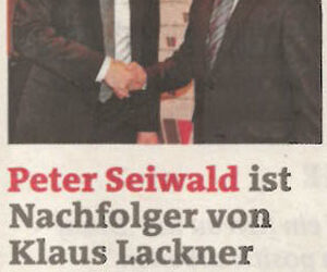Peter Seiwald ist Nachfolger von Klaus Lackner
