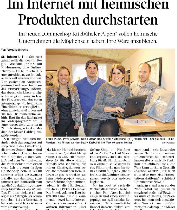Im Internet mit heimischen Produkten durchstarten