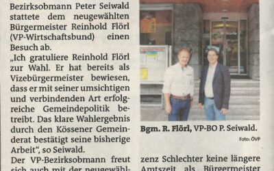Doppelter Antrittsbesuch in Volkspartei-Reihen