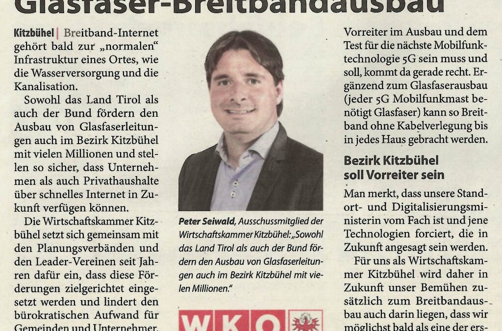 5G als Ergänzung zum Glasfaser-Breitbandausbau