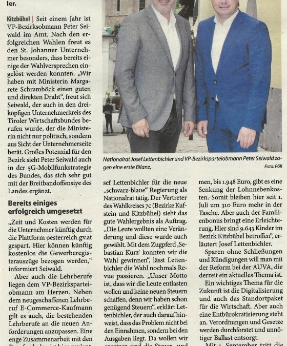 Entlastungen für alle