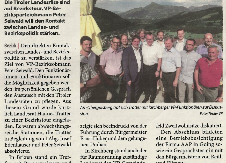 Landespolitiker zu Besuch