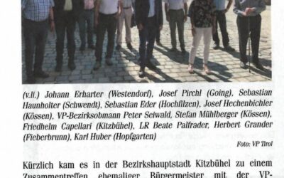Treffen und Austausch mit Altbürgermeistern