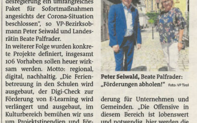 Unternehmen sollen die Förderungen annehmen