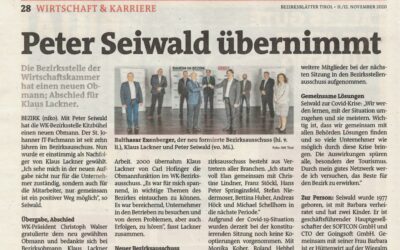 Peter Seiwald übernimmt