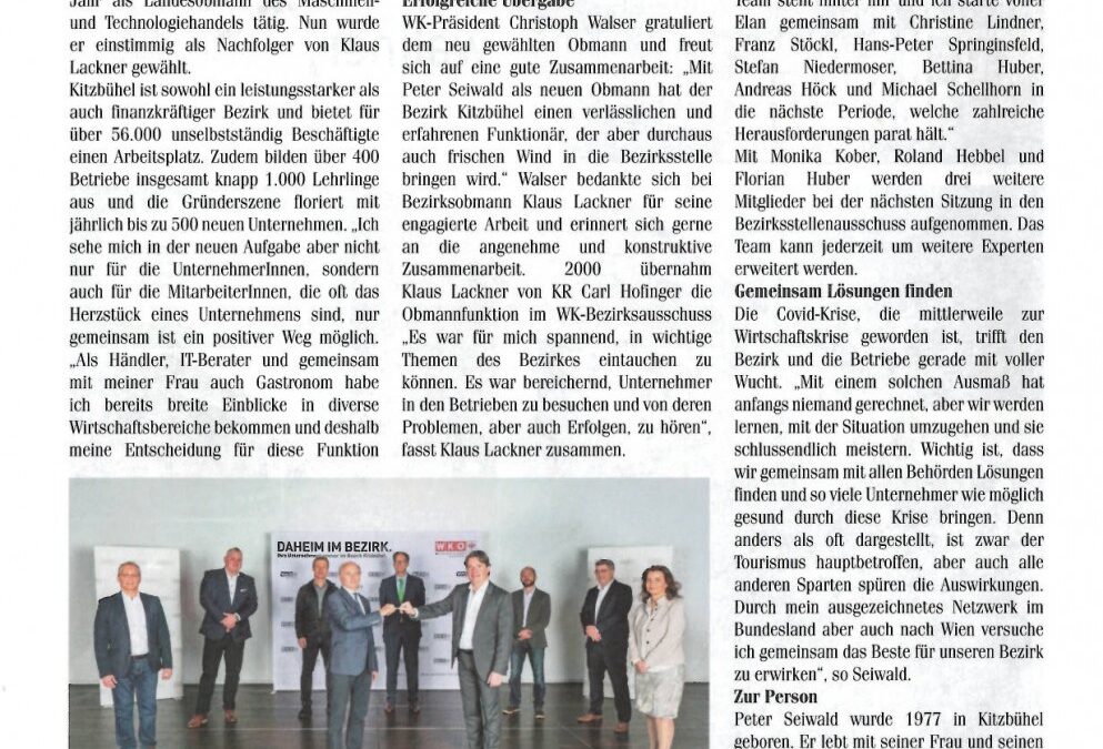 Interessenvertreter aller Unternehmer im Bezirk