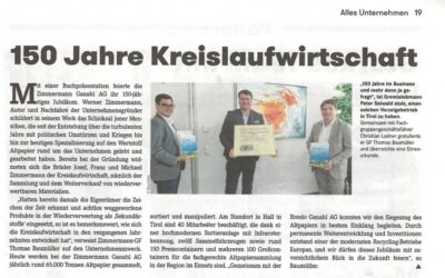 150 Jahre Kreislaufwirtschaft