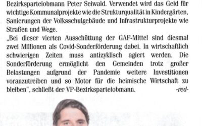 Covid-Sonderförderung
