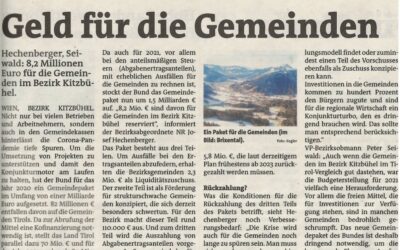 Geld für die Gemeinden