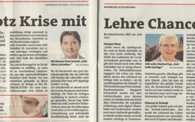 Trotz Krise mit Lehre Chancen