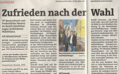 Zufrieden nach der Wahl