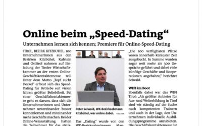 Online beim „Speed-Dating“