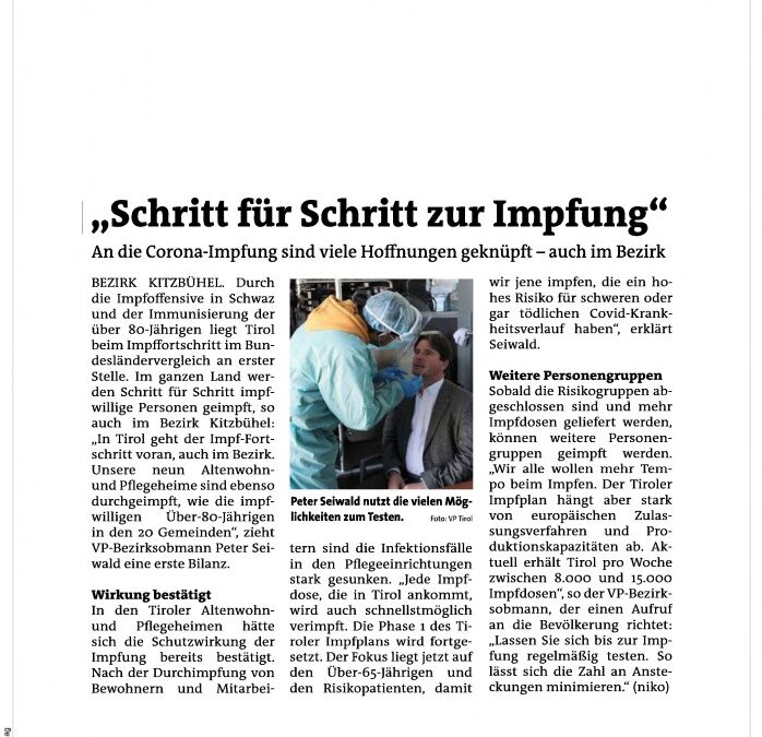 „Schritt für Schritt zur Impfung“