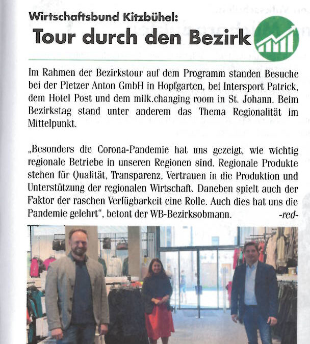 Tour durch den Bezirk