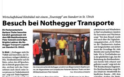 Besuch bei Nothegger Transporte
