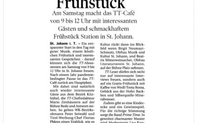 Die TT lädt wieder zum Frühstück