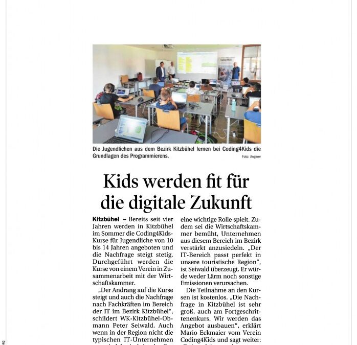 Kids werden fit für die digitale Zukunft