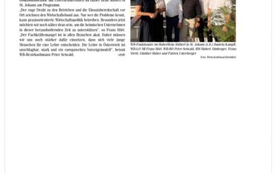 Diskussionsrunde in St. Johann