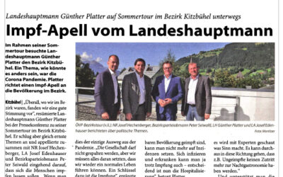 Impf-Apell vom Landeshautpmann