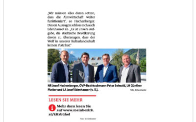 Günther Platter zu Besuch im Bezirk