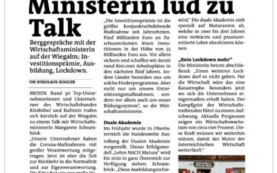 Ministerin lud zu Talk
