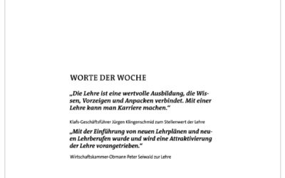 Worte der Woche