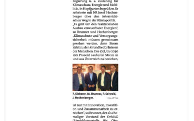 Erneuerbare Energie für die Klimaziele