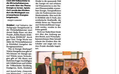 Kinder lernten alles über Energie