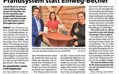 Pfandsystem statt Einweg-Becher