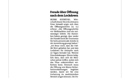 Freude über Öffnung nach dem Lockdown