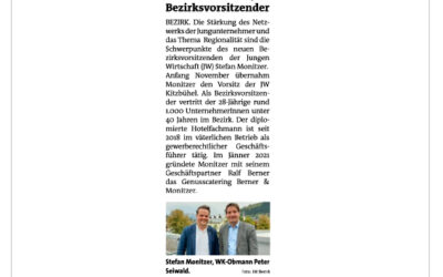Stefan Monitzer JW-Bezirksvorsitzender
