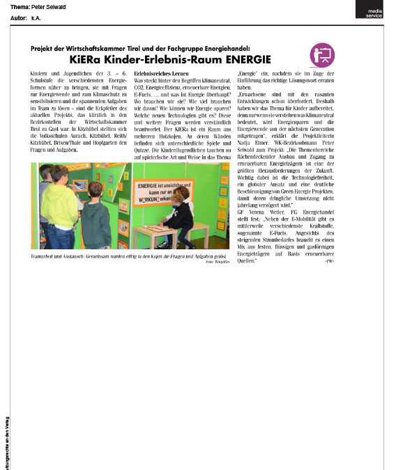 KiERa Kinder-Erlebnis-Raum ENERGIE