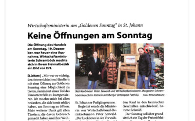 Keine Öffnungen am Sonntag