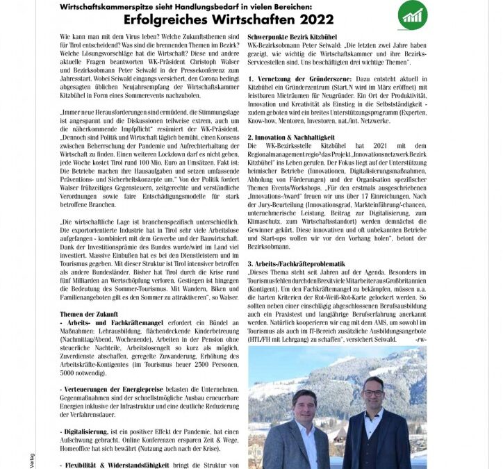 Erfolgreiches Wirtschaften 2022