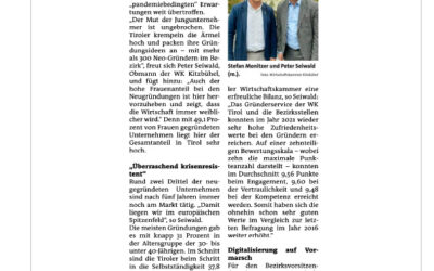 321 neue Unternehmen im Vorjahr im Bezirk Kitzbühel