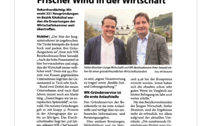 Frischer Wind in der Wirtschaft