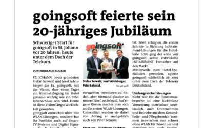 goingsoft feierte sein 20-jähriges Jubiläum