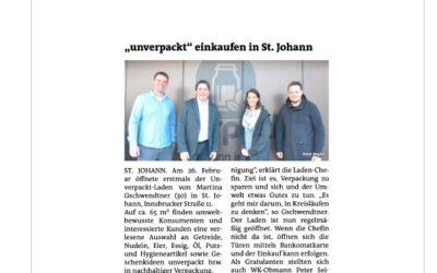 „unverpackt“ einkaufen in St. Johann