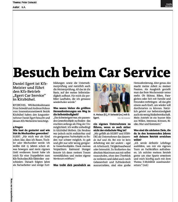 Besuch beim Car Service