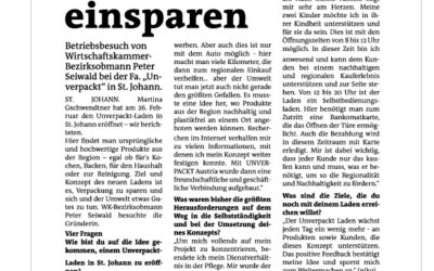 Viel Verpackung einsparen