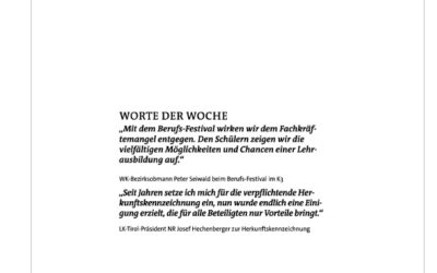 Worte der Woche