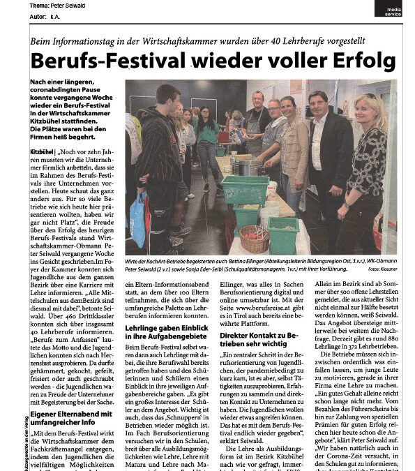 Berufs-Festival wieder voller Erfolg