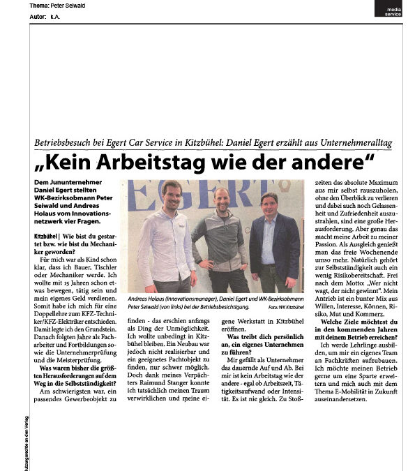 Kein Arbeitstag wie der andere