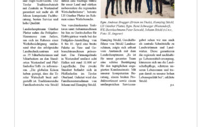Landeshauptmann besuchte Stöckl-Landmaschinen