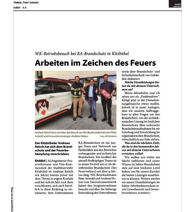 Arbeiten im Zeichen des Feuers