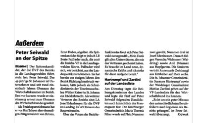 Peter Seiwald an der spitze