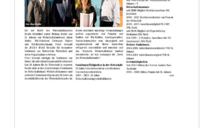Bettina Huber mit Julius Raab Medaille ausgezeichnet