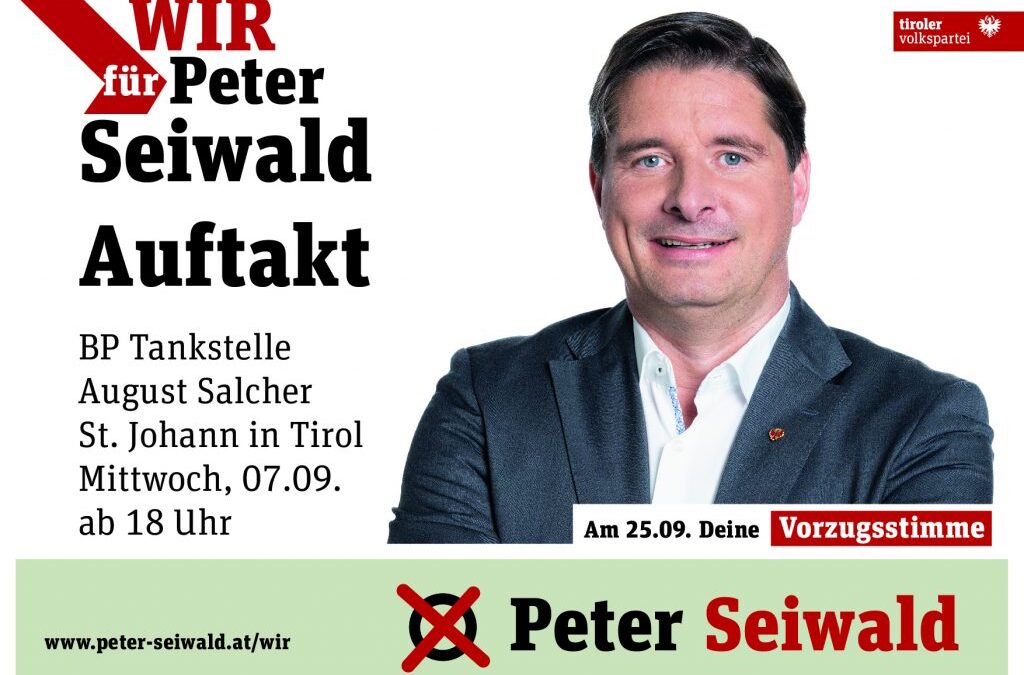 „Wir für Peter Seiwald“ Auftakt