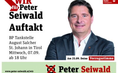 „Wir für Peter Seiwald“ Auftakt